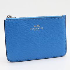 新品未使用】COACH コーチ ターコイズ キーリング付 コインカード 