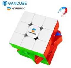 Monster Go 磁気 3x3 EDU マジックキューブ モンスターGo ステッカーレス - MG356 教育キューブ パズル 子供や初心者の練習用
