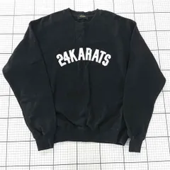 ◇ Θ 24karats TOKYO ロゴ 長袖 トレーナー サイズS ブラック系 メンズ E  【1509180004802】のサムネイル