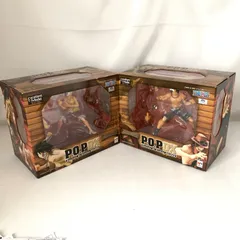 【中古美品】ワンピース フィギュア P.O.PDX エース・ルフィセット　　M71024-20