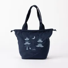 ☆ ネイビー ☆ moz モズ 刺繍トート M moz モズ バッグ 刺繍トート M トートバッグ トートバック 巾着バッグ エコバッグ サブバッグ 巾着バック レディース 小さめ 軽量 軽い ブランド 通勤 通学 おしゃれ シンプル 北欧 大人 かわいい