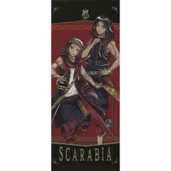 【中古】雑貨 スカラビア寮 フルカラービジュアルタオル 「一番くじ 『ディズニー ツイステッドワンダーランド』 第七弾」 D賞