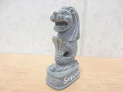 シンガポール マーライオン 置物 インテリア 雑貨 グレー系