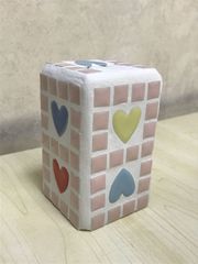 モザイクタイルキット　ミニ貯金箱　【T-coinboxmini】
