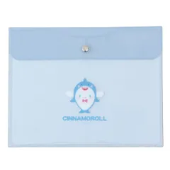 【メール便】シナモロール 書類ケース フラットケースA5 おかぶりアニマルCN サンリオ エムプラン 新学期準備文具 キャラクター グッズ 