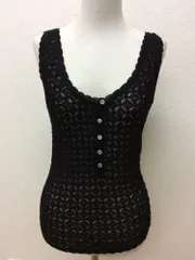 ザラ　タグ付き！ 黒のノースリーブニット 柔らか手触り