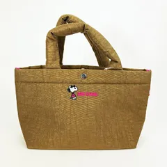 スヌーピー トートバッグ ブラウン SNOOPY ROOTOTE ルートート コラボ