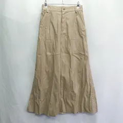 ◇ Θ CIAOPANIC TYPY チャオパニックティピー ウエストゴム マキシ フレアー スカート サイズM モカ系 レディース E  【1409100062298】