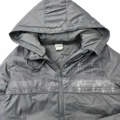 adidas ☆ 様々なシーンで◎ グレー ダウンジャケット ダウンパーカー レディース M スポーツ アウトドア タウンユース アディダス■DF202
