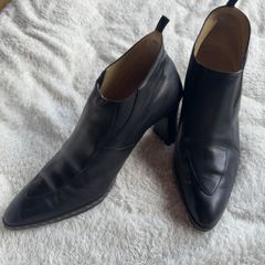 Baci ANATOMIC COMFORT　日本製　本革　レザーブーツ　ブーティー　ショートブーツ　スタイリッシュ　レディース　24cm 綺麗目　Y2K