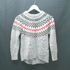 ◇ BAYFLOW ベイフロー ノルディック柄 クルーネック 長袖 ニット サイズ2 ライトブルー レディース E  【1303290015662】