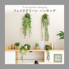 ✿* フェイクグリーン ハンギング　シダ,C,F 3種セット *✿