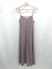 ◇ ⊂ マジェスティックレゴン コーデュロイ - ロング キャミソールワンピース サイズM パープル系 レディース E  【1507160018924】のサムネイル