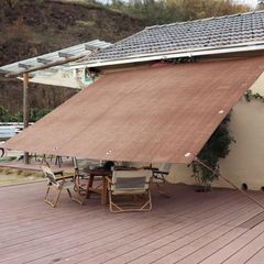 timicle「日除けシェード ベランダ」100x200cm 屋外用、サンシェード、バルコニーサンシェード、UVカット90%、庭用、巻き取り、日よけスクリーン、家・廊下にも対応、オーニング ベランダ 目隠し 庭 サンシェード 日除け すだれ 屋外
