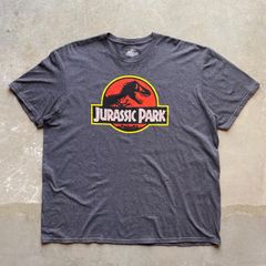 "JURASSIC PARK" チャコールグレー　Tシャツ
