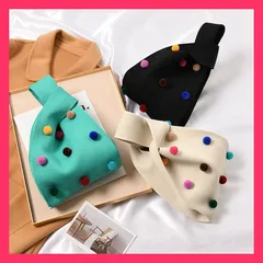 INS大人気 バッグ ニット トートバッグ エコバッグ ハンドバッグ ニットバッ INS大人気 バッグ ニット トートバッグ エコバッグ ハ オールシーズン使えるオシャレなニットバ 売れ筋　おすすめ おしゃれ　こだわり B9307F