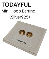 TODAYFUL todayful トゥデイフル Mini Hoop Earring （Silver925）ミニフープイヤリング