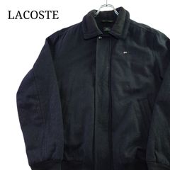 【DEVANLAY】LACOSTE ラコステ ウールブルゾンジャケット ブラック