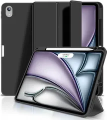 Aoub iPad Air 11 インチ ケース 2024 iPad Air 第5/4世代 カバー 2022/2020年 10.9 インチ Pencil Proペン収納 Apple Pencil2 ワイヤレス充電対応 オートスリープ/ウェイ