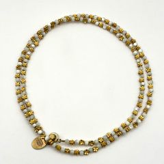 フィリップオーディベール Hermione大振り ロングネックレス コンビ 