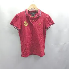 ◇ ⊂ Callaway キャロウェイ ゴルフウェア 半袖 ポロシャツ サイズLL レッド系 レディース E  【1503310004694】