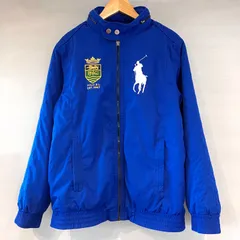 POLO by Ralph Lauren ポロ バイ ラルフローレン ジップアップ フードイン 中綿ジャケット ブルー 青 キッズ ジュニア kids junior 14〜16歳（160cm）