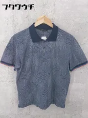 ◇ ◎ MICHEL KLEIN homme ミッシェルクランオム 半袖 ポロシャツ サイズ51 ネイビー メンズ 【1002800496044】のサムネイル