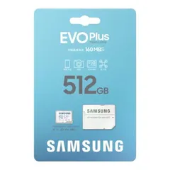 Samsung EVO Plus microSDXC メモリーカード 512GB 160MB/秒 U3 V30 A2 ?MB-MC512SA/APC (2024シリーズ)