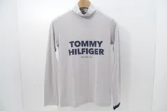 中古 レディース トミーヒルフィガーゴルフ TOMMY HILFIGER GOLF 長袖シャツ M グレー  ハイネック 秋冬
