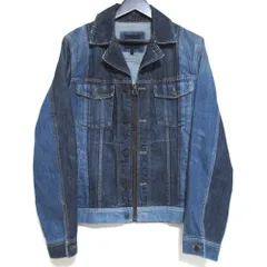 新品 ランバン カットオフ デニムジャケット 46 カットオフデニムショートジャケット デニムジャケット