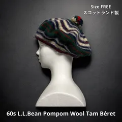 70s L.L.BEAN WOOL TAMHAT ベレー帽 70s L.L.BEAN WOOL TAMHAT ベレー帽