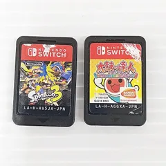 スプラトゥーン3 太鼓の達人 Nintendoswitchバージョン ゲームソフトのみ 計2点セット 【MG1-673】【231】