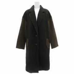 ハリスツイード Harris Tweed チェスターコート ロング M 茶 ダークブラウン /GV ■GY09