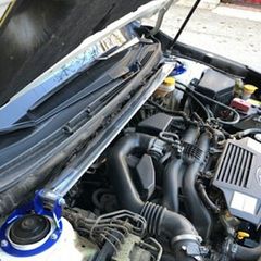 日産 ノート オーラ ボンネットダンパー ブラックカーボン調 【最終