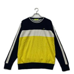 中古 レディース アンパスィ and per se ワンピース L 黄×グレー 無地