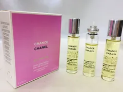 S【ヴィンテージ】CHANEL CHANCE EAU DE TOILETTE TWIST AND SPRAY 20ml×3 EAU FRAICHE シャネル チャンス オーフレッシュ リフィルのみ
