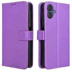 Galaxy A25 5G ケース 手帳 SC-53F チェック柄 手帳 ケース 【Color】パープル