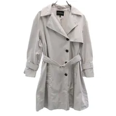 エンポリオアルマーニ トレンチ コート 38 グレー Emporio Armani レディース 【中古】  【230423】
