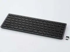 【新品・5営業日で発送】ELECOM エレコム キーボード／無線／Bluetooth／充電式／ミニ／ブラック(TK-PN1075MPBK)