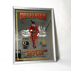 Beefeater London Gin Pub Mirror　ビーフィーター　パブミラー　ヴィンテージ　アンティーク　アメトイ