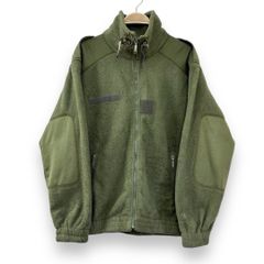 【フォロワー様クーポン配布中！】フランス軍 French army コールドウェザー フリースジャケット ブルゾン ユーロミリタリー ヨーロッパ古着 グリーン【S87】