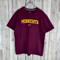 NIKE ナイキ MINNESOTA ミネソタ カレッジロゴ 綿 半袖 Tシャツ TEE XL