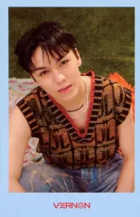 【中古】コレクションカード(男性) SEVENTEEN/バーノン(VERNON)/裏面水色・赤/CD「Seventeenth Heaven」(PM 2：14 Ver.)インスタントフォトカードセット