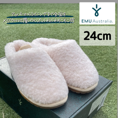 emu australia（エミュ）モックシューズ Joy Teddy 日本正規品 Natural 24cm