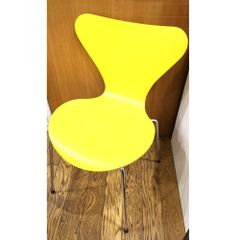 【楠本質店/元住吉】★lanlan様専用★フリッツ ハンセン/Fritz Hansen　セブンチェア　465　True Yellow　ウッド/イエロー×シルバー【中古】