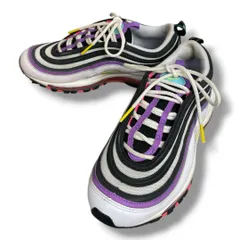 NIKE AIR MAX 97 ナイキ エア マックス 97 921733-106 白・黒・紫 ホワイト・ブラック・パープル white・black・purple 25cm メンズ ナイキ スニーカー 靴 シューズ プラスエスW-No.153