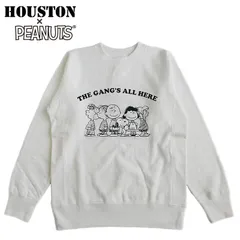 HOUSTON ヒューストン スヌーピー コラボ 裏起毛トレーナースウェット メンズ レディース PEANUTS ピーナッツ SNOOPY ヘビーウェイト