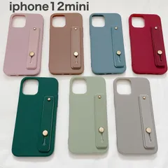 新品 iphone12miniケース 落下防止 スタンド バンド付