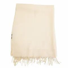 ロロピアーナ Loro Piana カシシル ストール ショール 大判 フリンジ イタリア製 カシミヤ シルク ピンクベージュ IBO59のサムネイル