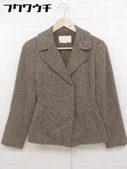 ◇ NATURAL BEAUTY ナチュラルビューティー シングル2B 長袖 テーラード ジャケット サイズM ブラウン レディース  【中古】 【1106240019754】のサムネイル